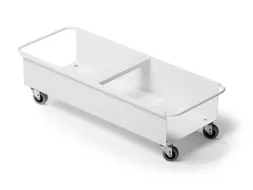 Durable Durabin 40 Liter SQUARE TROLLEY DUO