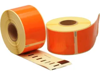 Dymo Compatible Label 99012 36x89mm Oranje - 1