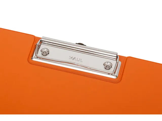 Klembordmap MAUL A4 staand met penlus PVC neon oranje