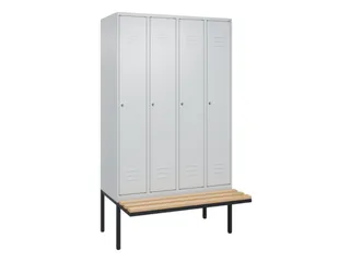 locker voor scheiding van kleding,HxBxD 2120x1200x815mm,4vak - 1