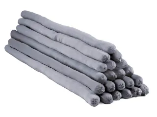 absorberende slang,LxØ 1200x75mm,opnamecapaciteit 53l/VE,PP,grijs - 1