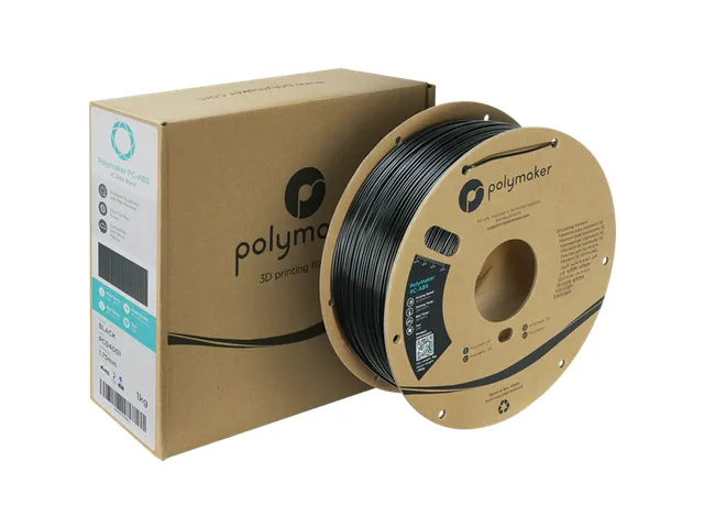 Polymaker PC-ABS Black, 1,75 mm Filament 1kg Zwart