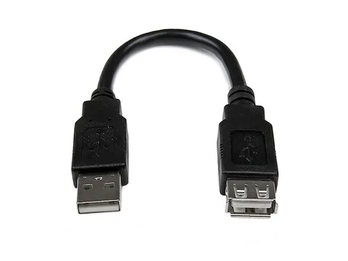 15cm USB 2.0 Verlengkabel A naar A - M/F
