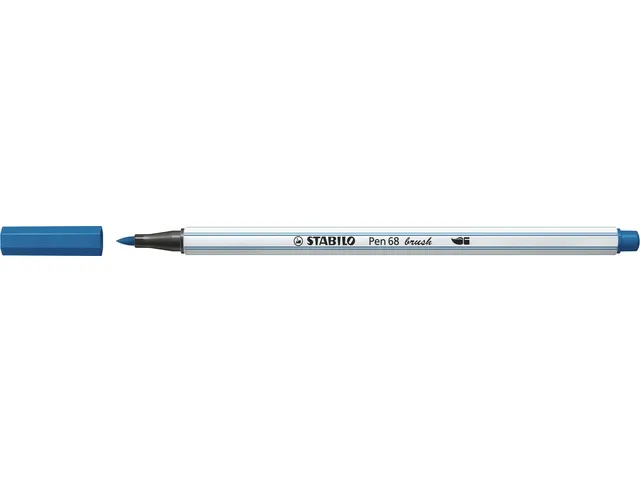 Brushstift STABILO Pen 568/41 donkerblauw