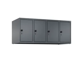 opzetkast,v. locker,4vak.,vak B 300mm,HxBxD 500x1200x500mm - 2