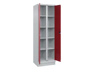 wasgoedverdeelkast,HxBxD 1950x600x500mm,vak B 300mm,cilinderslot - 2