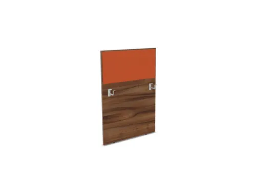 baliepaneel bureau aanbouw links NP-tiepolo nut BN3012-oranje 800mm