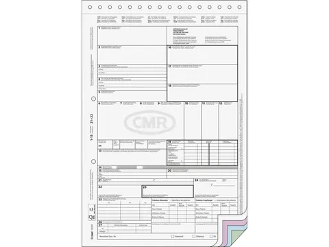 Vrachtbrief CMR Internationaal Sigel A4, 50 x 4blad