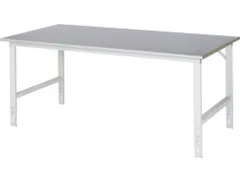 werkbank,HxBxD 760-1080x2000x1000mm,houtblad,m. zinklaag