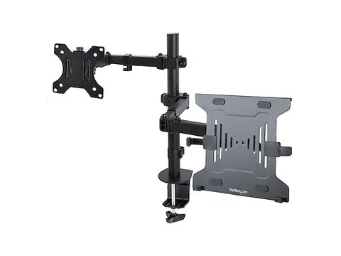 Monitor Arm met VESA Laptopbeugel 32 Inch Zwart
