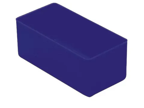 Inzetbak HxLxB 40x99x49mm Polystyreen Blauw 50 stuks