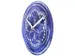Horloge de Table/Murale 20 cm-Silent-Indigo-Verre Trempé-NeXtime Cosm