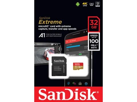 SQXAF 32Gb MicroSD Extreme 100MB/s
