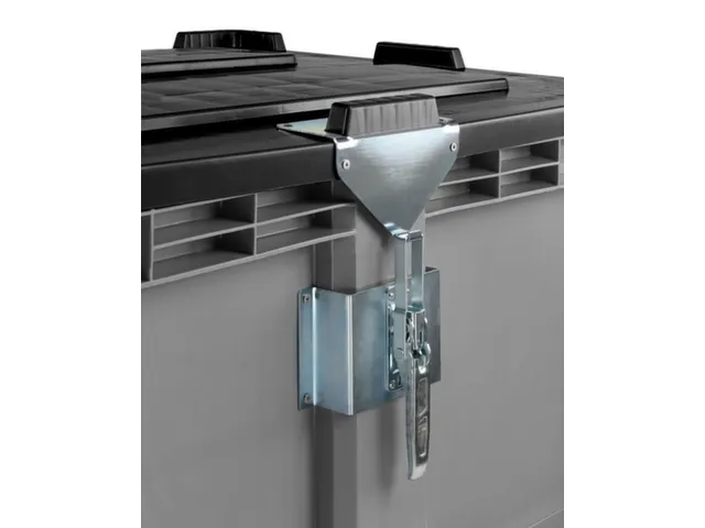 scharnierdeksel,PE,v. container met grote capaciteit inhoud 470l