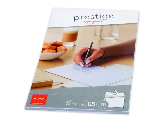 envelop Prestige C5 FSC 120 gram wit 10 stuks