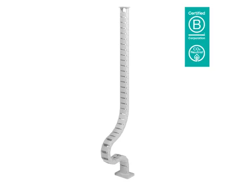 Addit kabelgeleider Wit voor zit-sta Bureau 130cm incl. magneethouder