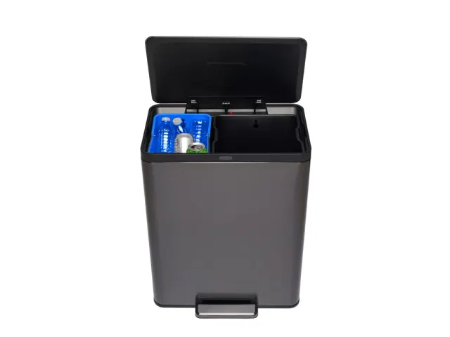 Elite Step-On Pedaalemmer 60 liter Metallic Grafiet