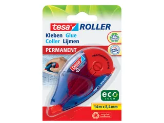 Lijmroller Tesa ecoLogo navulbaar permanent op blister - 1
