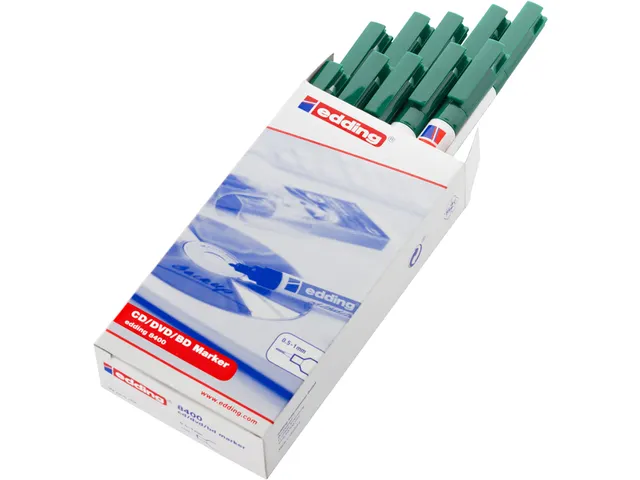 Cd marker edding 8400 rond groen 0.5-1.0mm