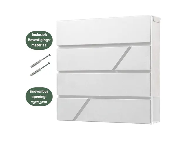 Brievenbus Deluxe Wit PB200