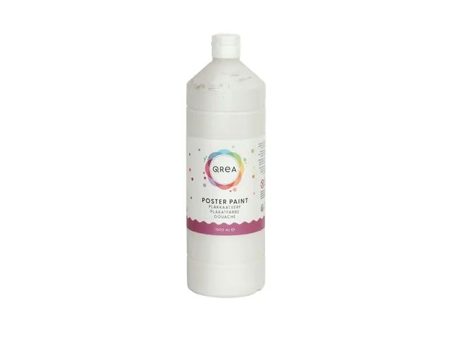 Plakkaatverf Qrea wit 1000ml