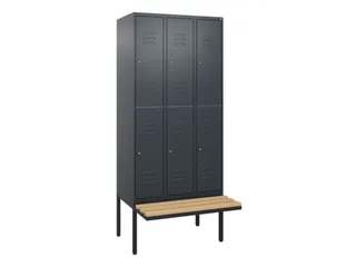 Dubbeldekse dekenkist,HxBxD 2120x900x815mm,3x2vak.,vak B 300mm - 1