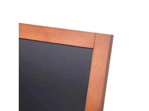 Krijtstoepbord Houten A-Bord Flip 68x140cm Lichtbruin