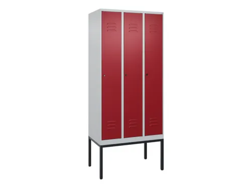 locker voor scheiding van kleding,HxBxD 2120x900x500mm,3vak