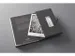 Notitieboek Conceptum A5 grijs metallic gelinieerd hardcover