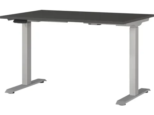 Elektrisch ihv bureau,HxBxD 720-1200x1200x800mm,blad grafiet