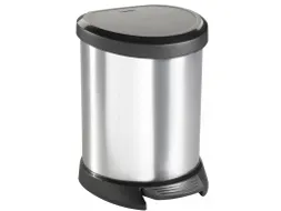 Pedaalemmer Decobin 5 Liter Zilver