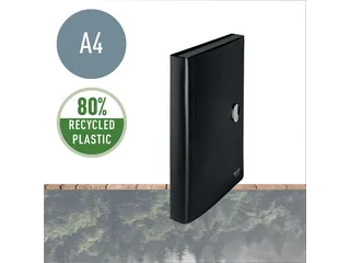 Projectmap Leitz Recycle A4 5 vak PP zwart - 7