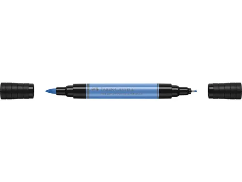Tekenstift Faber-Castell Pitt Artist Pen duo marker 120 ultramarijn