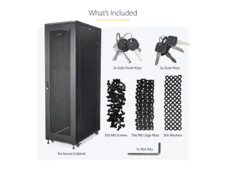 42U 19 Inch Server Rack Kast 91cm Diep 4-Post Patchkast - 2