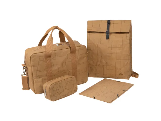 Tas+boekentas washab le paper Eterneco