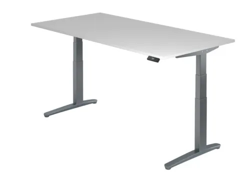bureau assis-debout à régl. de haut. élec. HxlxP 650-1290x2000x1000