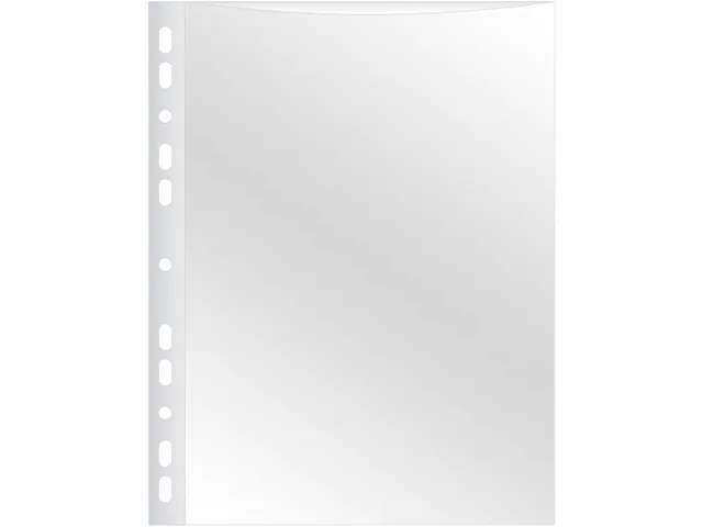 Geperforeerde Showtas A4 11-gaats Glashelder 80mic Pak 50 Stuks