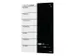 Magneetbord Naga 40 x 60 cm Weekplanner Engels Zwart/Wit
