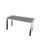 vergadertafel,HxBxD 740x1400x700mm,rechthoekig,MS-donkergrijs