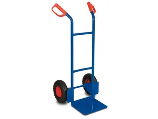 Stapelsteekwagen Staal Draagverm. 200kg Hxb 1100x570mm Luchtbanden - 1