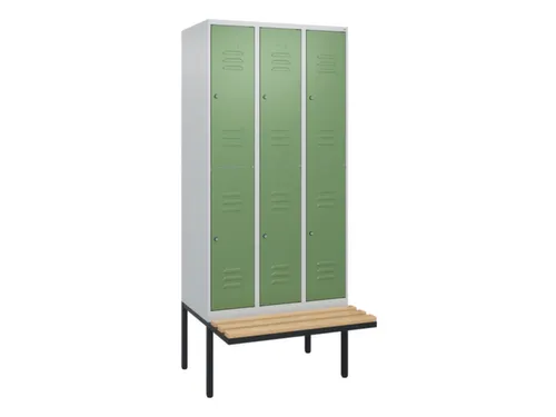 Dubbeldekse dekenkist,HxBxD 2120x900x815mm,3x2vak.,vak B 300mm