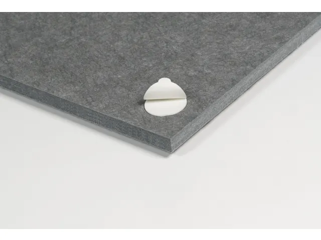 Panneau mural acoustique Feutre PET 30x120cm Gris foncé 4pcs