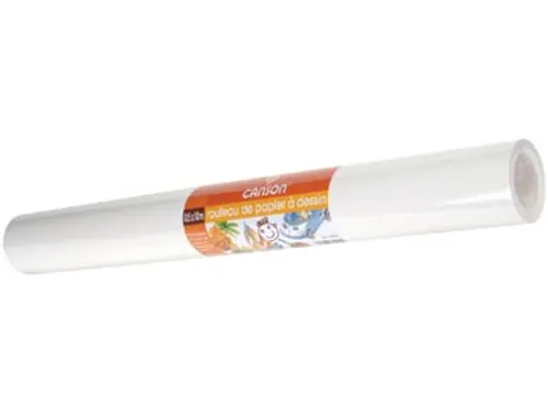 Rol Tekenpapier Wit 0,5 x 5 M