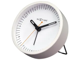 Wekker Nextime Small 9 cm wit - 1