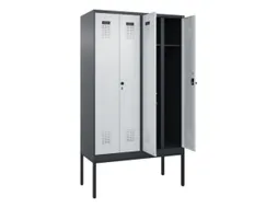 locker voor scheiding van kleding,HxBxD 2120x1200x500mm,4vak