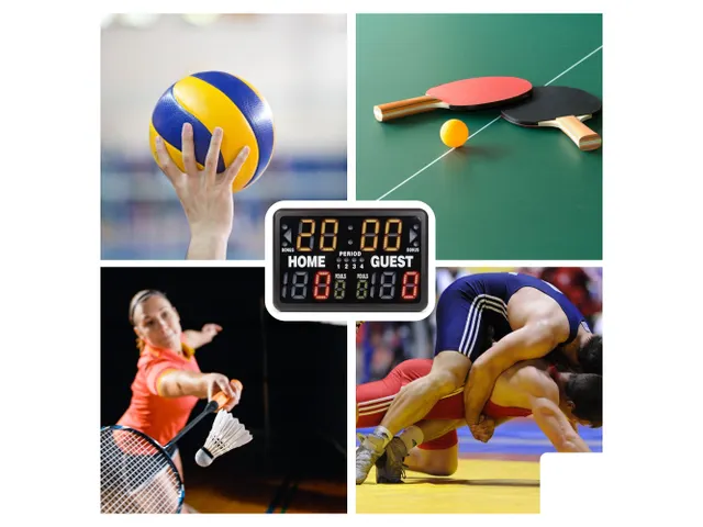 Scorebord/Sporttimer 62x40,5x27,5cm