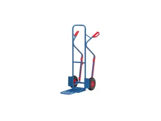 Steekwagen K1331P 300kg RAL5007 polyurethaan wielen - 1
