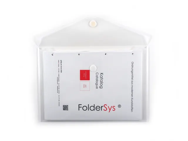 enveloptas transparant A4 liggend met klittenbandsluiting