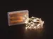 Microlight LED - 2m - 40 Warm Witte Lampjes - Zilverdraad - Batterije