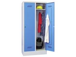 locker,HxBxD 1850x800x500mm,2vak,vak B 400mm,RAL7035,front RAL7035
